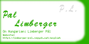 pal limberger business card